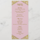 Search for blush pink wedding menus Reception