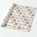 Search for joyeux noel wrapping paper Holly