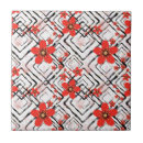 Search for red and white flower tiles Nature