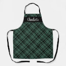 Search for scottish plaid aprons Black
