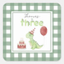 Search for dinosaur birthday stickers Watercolor