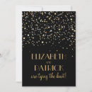 Search for gold glitter confetti invitations Glam