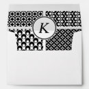Search for black lined envelopes Trendy