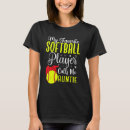 Search for softball aunt tshirts Player