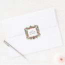 Search for elegant square stickers Botanical