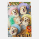 Search for golden retriever tea towels Puppies