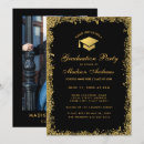 Search for gold glitter graduation invitations Modern