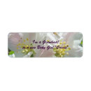 Search for apple blossoms return address labels For her