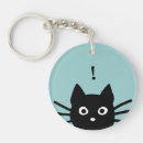 Search for black cat key rings Whimsical
