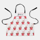 Search for pink cupcake kids aprons Watercolor