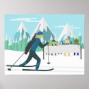 Search for winter sports posters Illustration