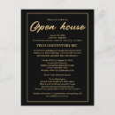 Search for elegant business postcards Black and gold