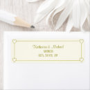 Search for gold hearts return address labels Cream