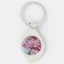 Search for pink cherry blossoms key rings Garden
