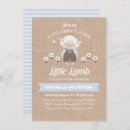 Search for blue sheep baby shower invitations Lamb