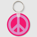 Search for peace sign key rings Anti war