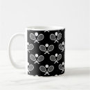 Search for tennis rackets mugs Pattern