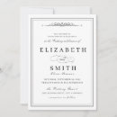 Search for black and white affair invitations Classic