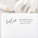 Search for baptism return address labels Simple