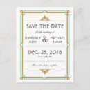 Search for vintage wedding announcement cards Gold