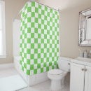 Search for green shower curtains Chequerboard