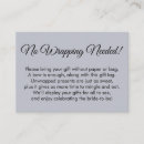 Search for no wrap shower enclosure cards Bride
