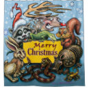 Search for christmas shower curtains Animal