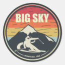Search for big sky stickers Skier