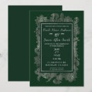 Search for elegant emerald green wedding invitations Rustic
