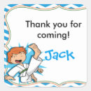 Search for karate birthday stickers Boy