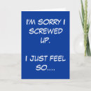 Search for screw cards Apology