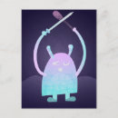 Search for cute monster postcards Illustration