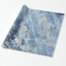 Search for blue marble wrapping paper Gold