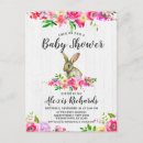Search for rabbit baby girl shower invitations Woodland