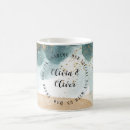 Search for gold wedding mugs Glitter