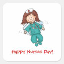Search for nurse name stickers Funny