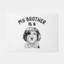 Search for funny dog doormats Wolf