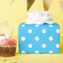 Search for blue polka dots wrapping paper Cute