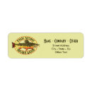Search for trout return address labels Fly fishing