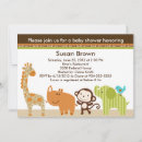 Search for wildlife invitations Cute