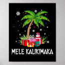Search for christmas palm tree posters Santa claus