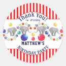 Search for circus party stickers Kids birthday