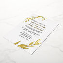 Search for foil print wedding invitations Gold