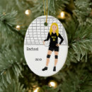 Search for girl volleyball christmas tree decorations Athlete