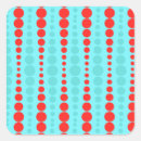 Search for red and turquoise stickers Aqua