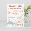 Search for surf board birthday invitations Baby on board