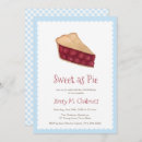 Search for pie invitations Gingham