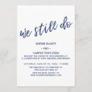 Search for navy blue anniversary invitations Typography
