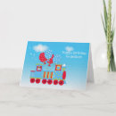 Search for kids train birthday cards Blue