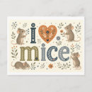 Search for mice postcards Illustration